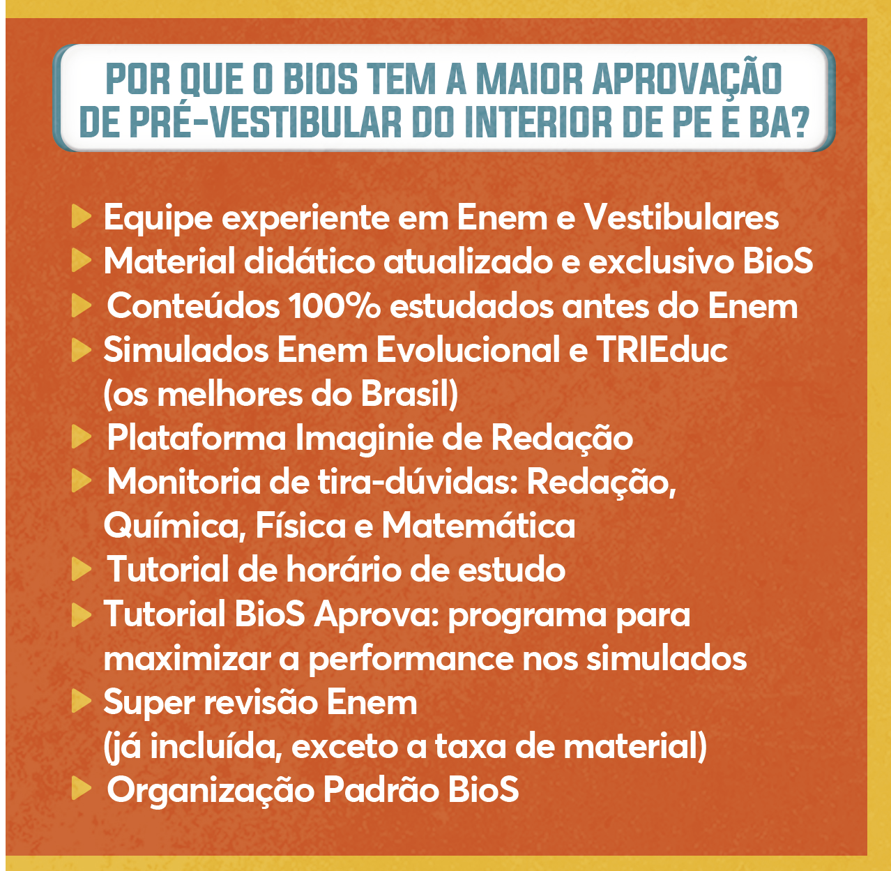 Motivos pra ser BioS